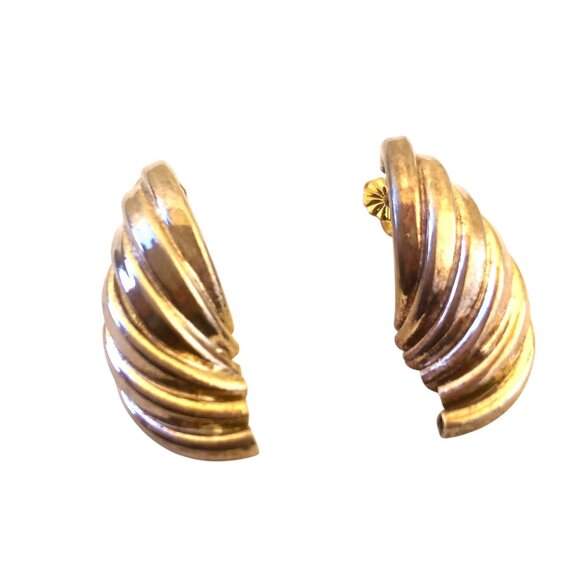 Vintage Silver Earrings Posts for Pierced Ears - Picture 5 of 12